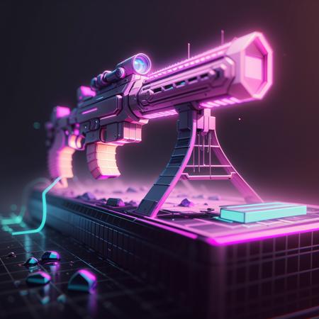 08978-3201293154-,retrowavetech ,scifi, virtual, vaporwave , wireframe ,_rifle on a table, (simple background_1.3).png